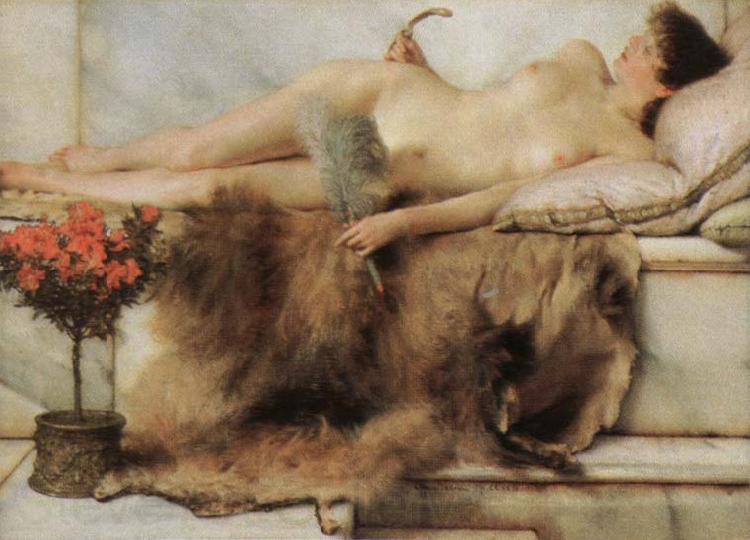 Alma-Tadema, Sir Lawrence the tepidarium Norge oil painting art